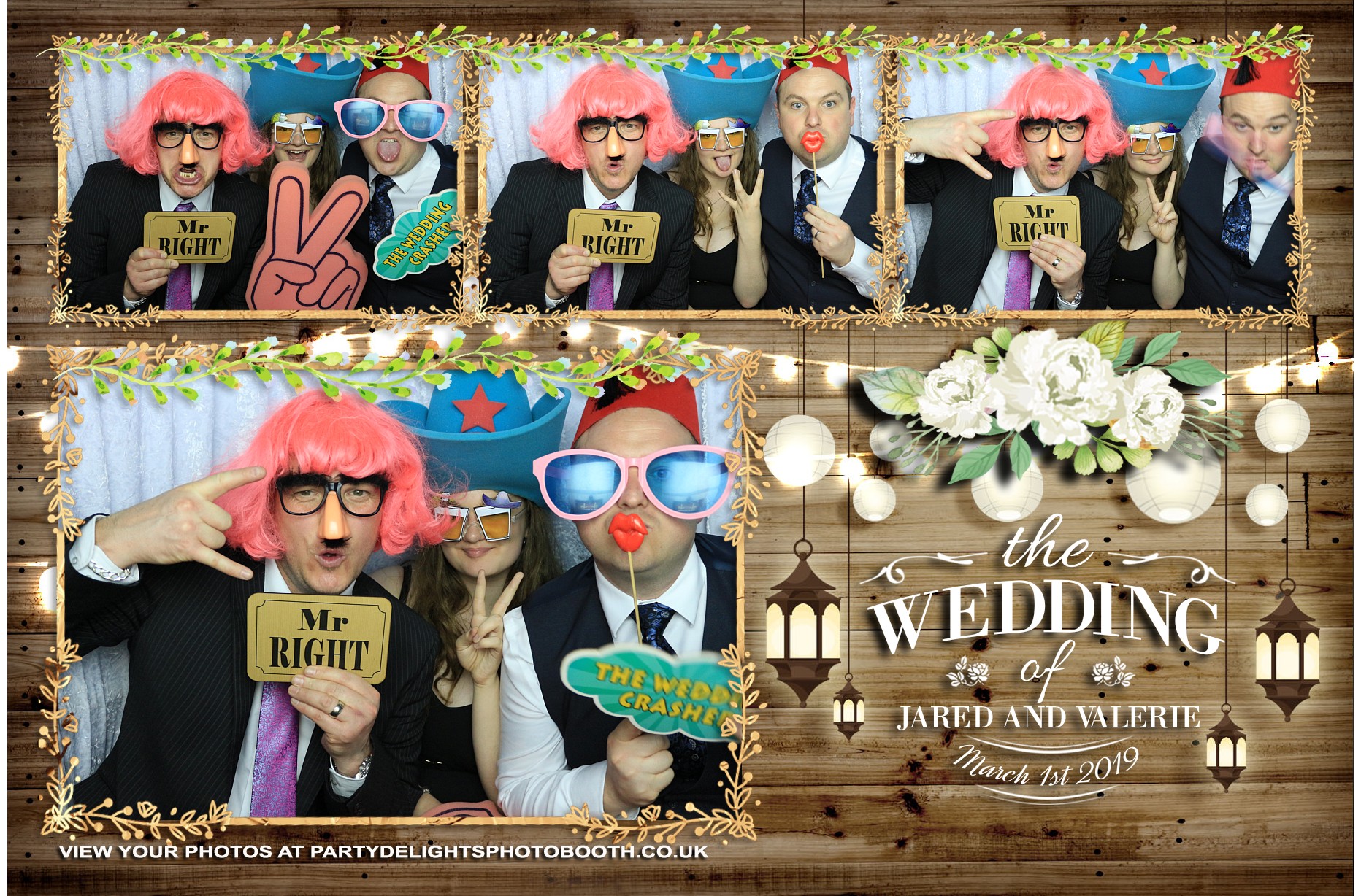 Jared and Valerie’s Wedding - Prints | View more photos from the event at gallery.partydelightsphotobooth.co.uk/u/PartyDelightsPhotoBooth/Jared-and-Valerie’s-Wedding-Prints